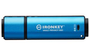Ironkey Vault P 50c - 64GB USB Stick - USB C - FIPS 197 Xts-aes 256-bit Encryption