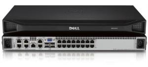 Dell DMPU2016-G01 16-Port Remote KVM Switch with Two Remote Users, One Local User, Dual Power Supply