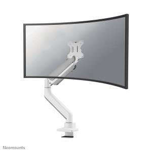 Neomounts Full Motion Monitor Arm Desk Mount For 17-49in Curved Ultra-wide Screens - White