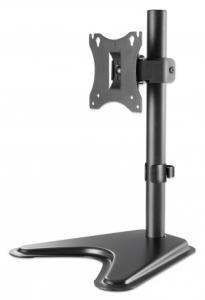Single Monitor Desktop Stand, Holds one 17in to 27in LED/LCD Monitor 7kg