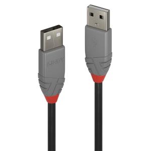 Cable - USB Type A Male To A Male - Anthraline - 50cm - Black