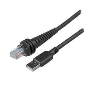 USB Cable Black 2.9m Coiled