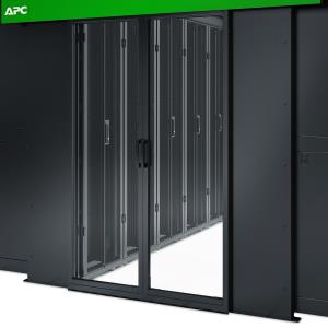 NetShelter Aisle Containment,  Dual Sliding Door, Black