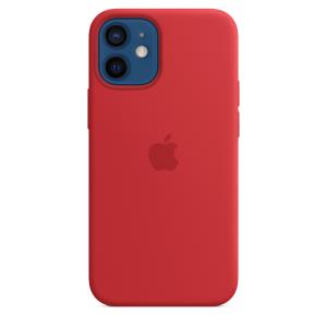 iPhone 12 Mini - Silicone Case With Magsafe - red