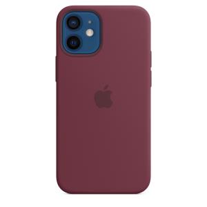 iPhone 12 Mini - Silicone Case With Magsafe - Plum