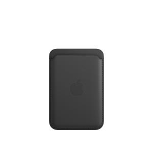 iPhone 12 - Leather Wallet with MagSafe - Black