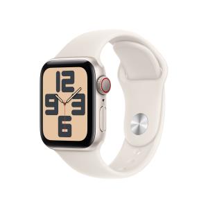 Apple Watch Se Gps + Cellular 40mm Starlight Aluminium Case With Starlight Sport Band - S/m