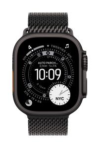 49mm Black Titanium Milanese Loop - Medium