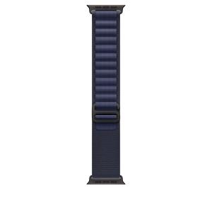 49mm Navy Alpine Loop - Small - Black Titanium Finish