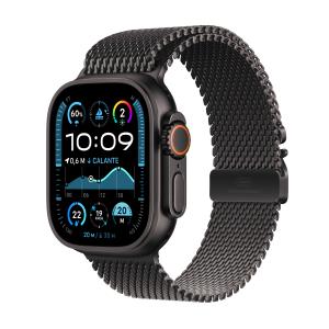Watch Ultra 2 Gps + Cellular 49mm Black Titanium Case With Black Titanium Milanese Loop - L (MX5V3QA/A)