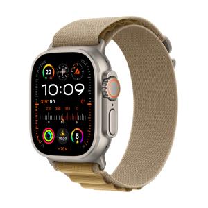 Watch Ultra 2 Gps + Cellular 49mm Natural Titanium Case With Tan Alpine Loop - Medium (MX4F3QA/A)