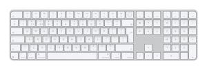 Magic Keyboard With Touch Id And Numeric Keypad For Apple Silicon - White - Qwerty British English