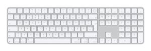 Magic Keyboard With Touch Id And Numeric Keypad For Apple Silicon - White - Qwertzu German