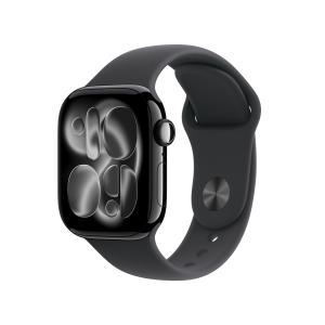 Watch Series 11 Gps 42mm Jet Black Aluminium Case With Black Sport Band - M/l