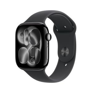 Watch Series 11 Gps + Cellular 46mm Jet Black Aluminium Case With Black Sport Band - S/m