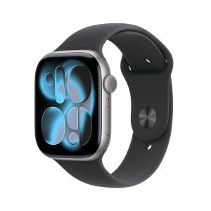 Watch Series 11 Gps + Cellular 46mm Space Grey Aluminium Case With Black Sport Band - M/l