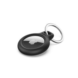 Secure Holder Keyring Airtag 4 Pcs Black