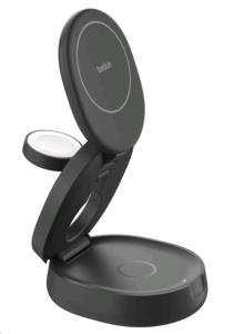 Boostcharge Qi2 15w Z-fold 3in1 Charging Stand Black