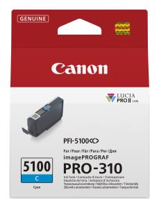 Ink Tank - Pfi-5100c - Standard Capacity - 14.4ml - Cyan