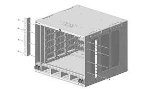 Catalyst 9600 Series 6 Slot Chassis Rack Mount
