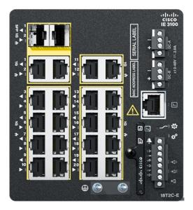 Ie3100 W/18ge Copper 2ge Combo Fixed Sys Network Essentials