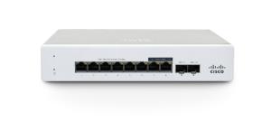 Poe Switch - Meraki Ms130-8x Cloud Mgd. 6ge + 2x(2.5ge) 120w