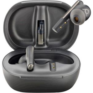 Poly Voyager Free 60+ UC M White Sand Earbuds +BT700 USB-A Adapter + Touchscreen Charge Case