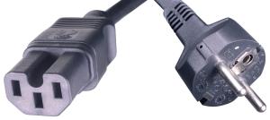 Power Cord 2.5M C15 to CEE 7-vii