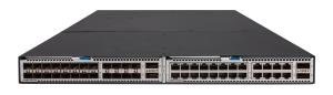FlexFabric 5940 48XGT 6QSFP28 Switch, 48 10GBASE-T Ports, 6 QSFP28 ports