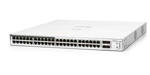 Aruba Instant On 1830 48G 24p Class4 PoE 4SFP 370W Switch, 48 RJ-45 10/100/1000 Class 4 PoE ports