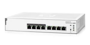 Aruba Instant On 1830 8G 4p Class4 PoE 65W Switch, 8 RJ-45 10/100/1000 Class 4 PoE ports