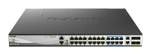 Switch Dms-3130-30ps/b 30-port L3 Gigabit Managed Poe Stackable