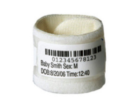 Wristband Paper/pet 1.375x5.5 Laserband 2 Hook And Loop 100/box