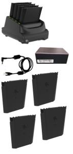 Tc51/tc56 Battery Charger Kit Includes 4-slot Spare Battery Charger And 4 Powerprecision+ Sp