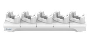 Cradle - Charge Only - 5-slot  - White - For - Hc2x / Hc5x Healthcare With Hand Strap