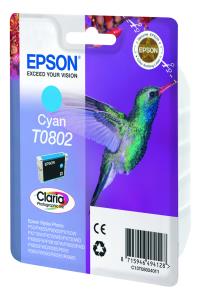 Ink Cartridge - T0802 Hummingbird - 7.4ml - Cyan
