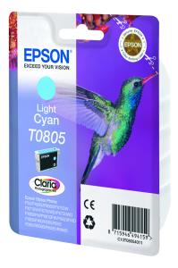 Ink Cartridge - T0805 Hummingbird - 7.4ml - Light Cyan