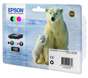 Ink Cartridge - 26 Polar Bear - C/m/y/k