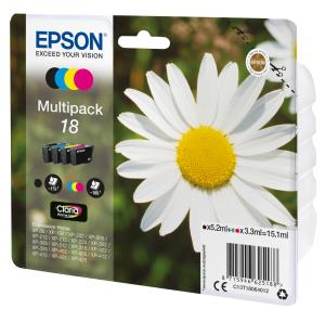 Ink Cartridge - 18 Daisy - 3.3ml - Black/ Cyan/ Yellow/ Magenta