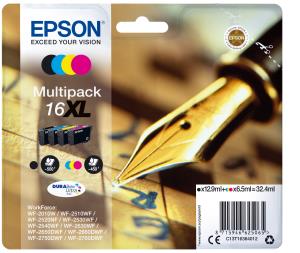 Ink Cartridge - 16xl - 32.4ml - Black/ Yellow/ Cyan/ Magenta Rf/am