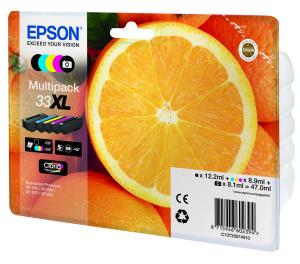 Ink Cartridge - 33 Xl - Black/ Yellow/ Cyan/ Magenta/ Photo Black Original Blister