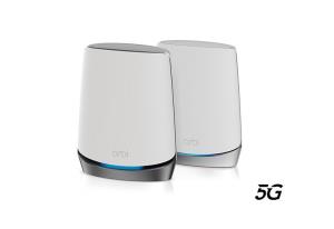 Orbi 5G Wi-Fi 6 Mesh System AX4200 - Router (NBR750) + 1 Satellite (RBS750)