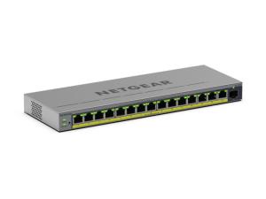 Managed Easy Smart Switch PoE+ GS116EP 16-Port GbE - 1 Dedicated SFP Port (180W)