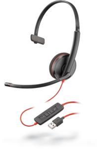 Headset Blackwire C3210 - USB-a - Black - Bulk