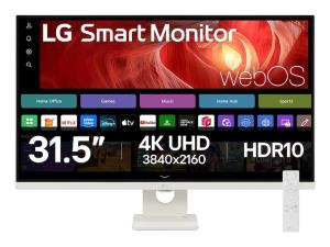 Smart USB-c Monitor - 32u721sa-w - 32in - 3840 X 2160 (4k Uhd) - 5ms - Va 16:9 - White