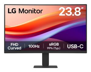 USB-c Desktop Monitor - 24u421a-b - 23.8in - Full Hd 1920 X 1080 - 5ms - Va 16:9 - Black