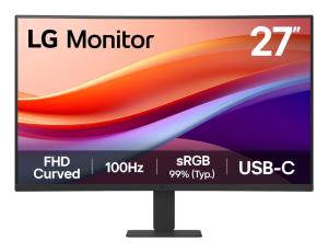 Desktop Curved Monitor - 27u421a-b - 27in - Full Hd (1920x1080) - 5ms - Va 16:9 - Black