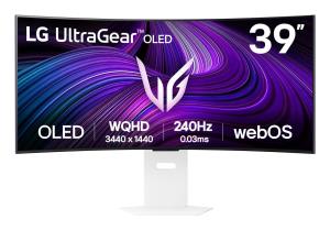 Gaming USB-c Curved Monitor - 39gx90sa-w - 34in - Wqhd (3440x1440) - 21:9 Oled - White