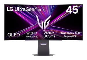 Gaming USB-c Curved Monitor - 45gx900a-b - 34in - Wqhd (3440x1440) - 21:9 Oled - Black