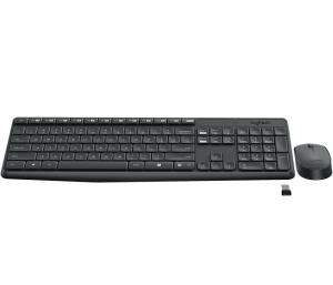Mk235 Wireless Keyboard / Mouse Grey Russian Intl